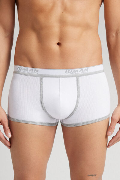 Ribbed Superior Cotton Boxers