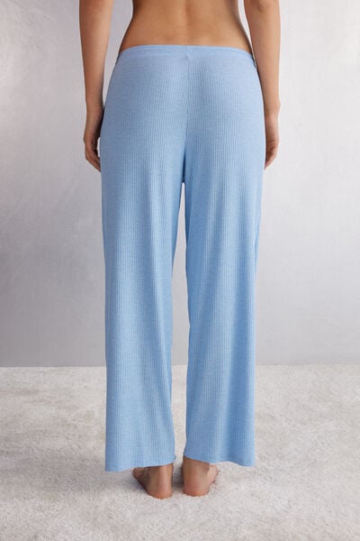 Chic Comfort Full-length Modal Palazzo Trousers