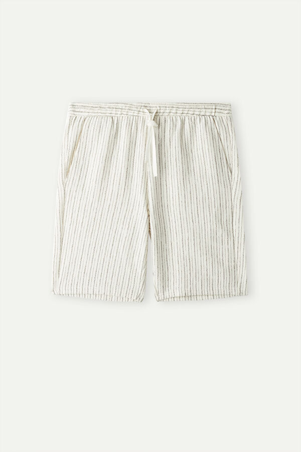 Striped Sweat Shorts