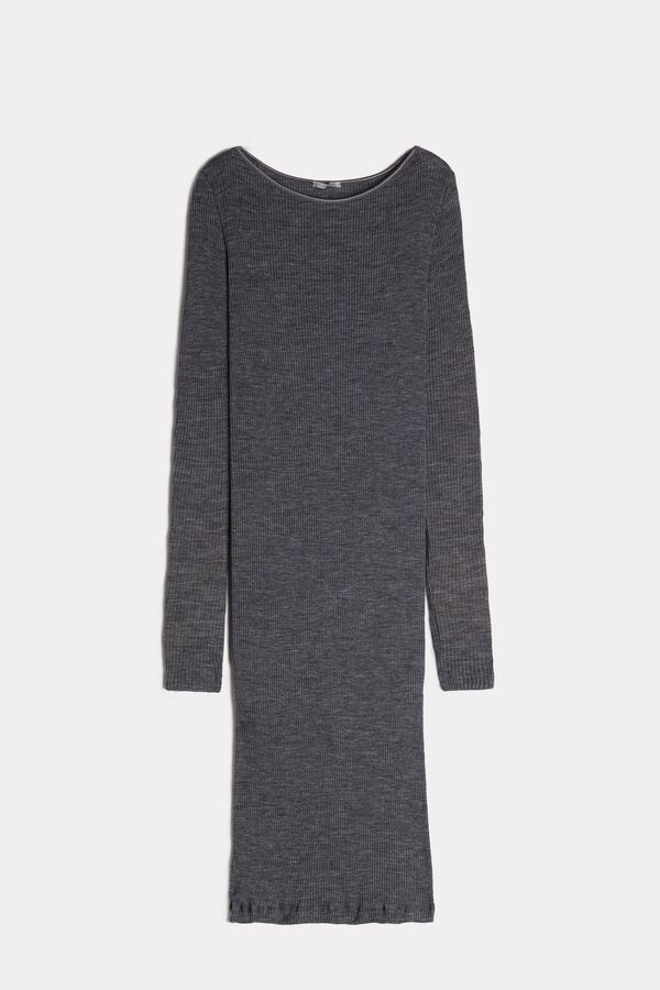 Maxi Tubular Wool and Silk Sweater