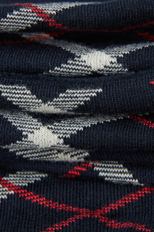 Chaussettes basses en coton doux à motif