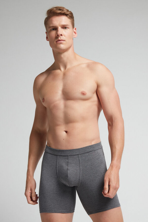 Lange Boxershorts aus Superior-Baumwolle