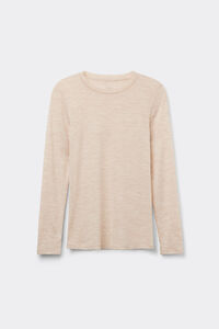 Maglia Manica Lunga Girocollo 100% Lana Merino
