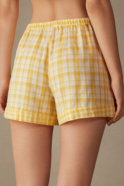 Yellow Submarine Plain Weave Shorts