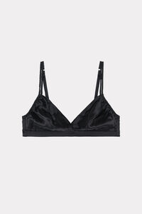 Soutien-gorge triangle sans armatures en soie EMMA