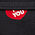 blu notte stampa cuori - 816j