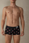 Stretch Supima® Cotton Boxers with Chicago Bulls Logo Print