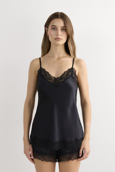 Lace and Silk Top
