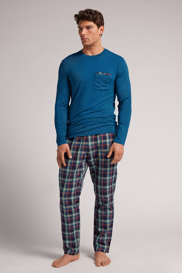 Full-Length Micromodal and Cotton Canvas Pyjamas
