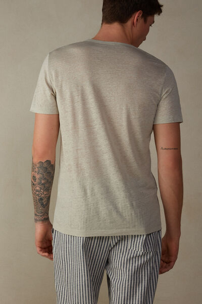 Short-Sleeved Linen t-shirt