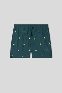 Costume Boxer Mare Ricamo Paperelle