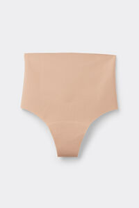 Panty im Brasil-Stil aus Mikrofaser mit offenen Kanten