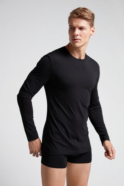 Long-Sleeved Superior Cotton Top