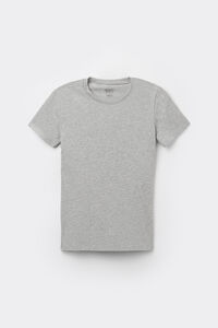 Short-Sleeved Stretch Superior Cotton Top