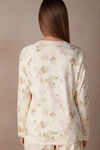 Scent of Roses Long-Sleeved Cotton Top