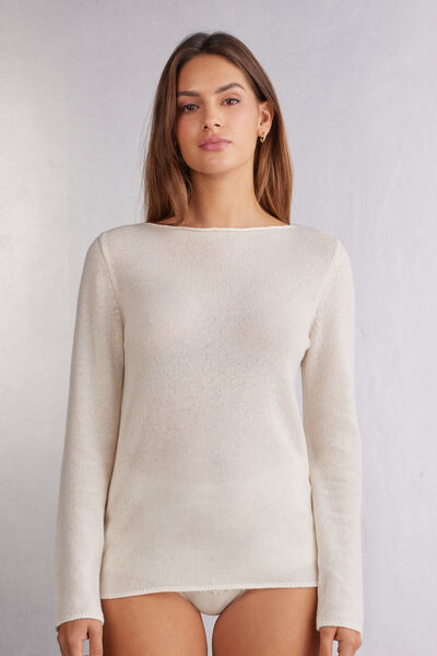 Maglia Manica Lunga 100% Cashmere