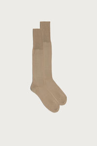 Long Sateen Cotton Lisle Socks