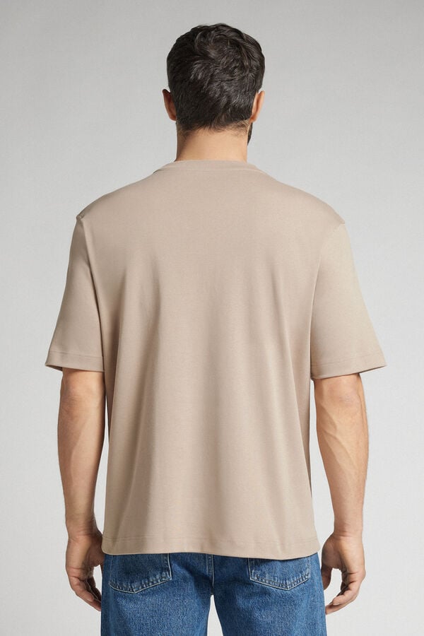 Interlock Cotton Oversize T-shirt
