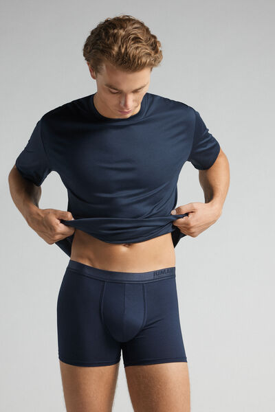 Logolu Premium Merserize Pamuklu Boxer