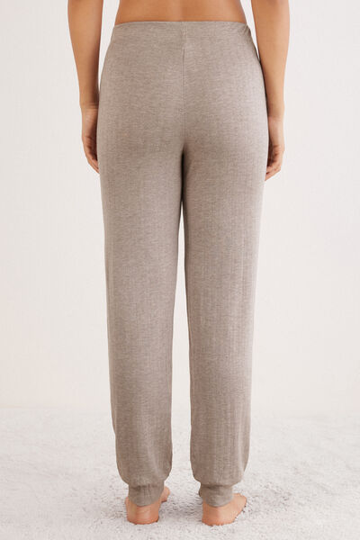 Pantaloni Lungi din Modal cu Cașmir Luxyury Softness