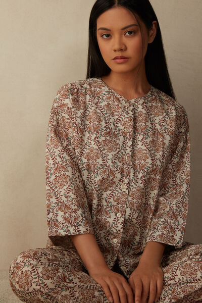 Spices Garden Long-Sleeved Button-Up Top