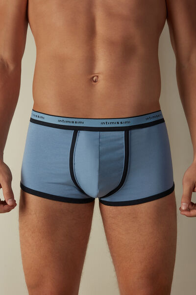 Boxer em Algodão Supima®  Elasticizado com Logótipo