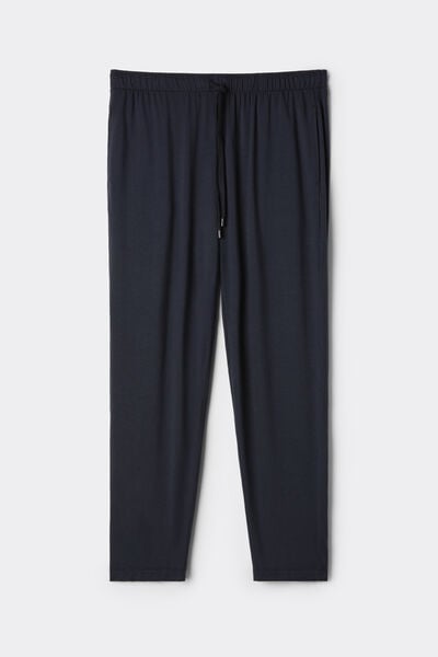 Lange Hose aus Seide und Modal