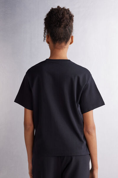 Short-Sleeved Cotton Top