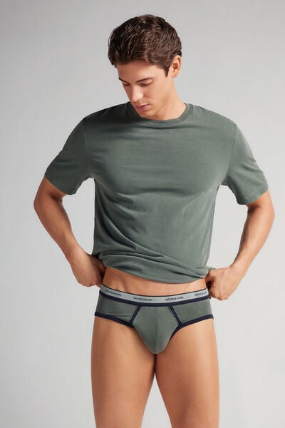 Washed Collection Stretch Superior Cotton Briefs