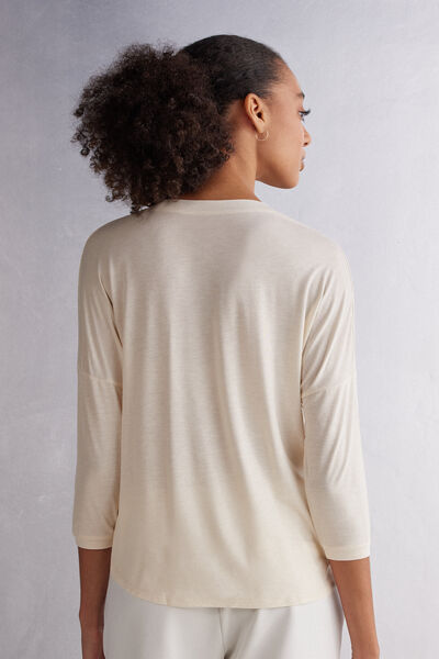 Shirt mit V-Ausschnitt aus Fresh Bamboo