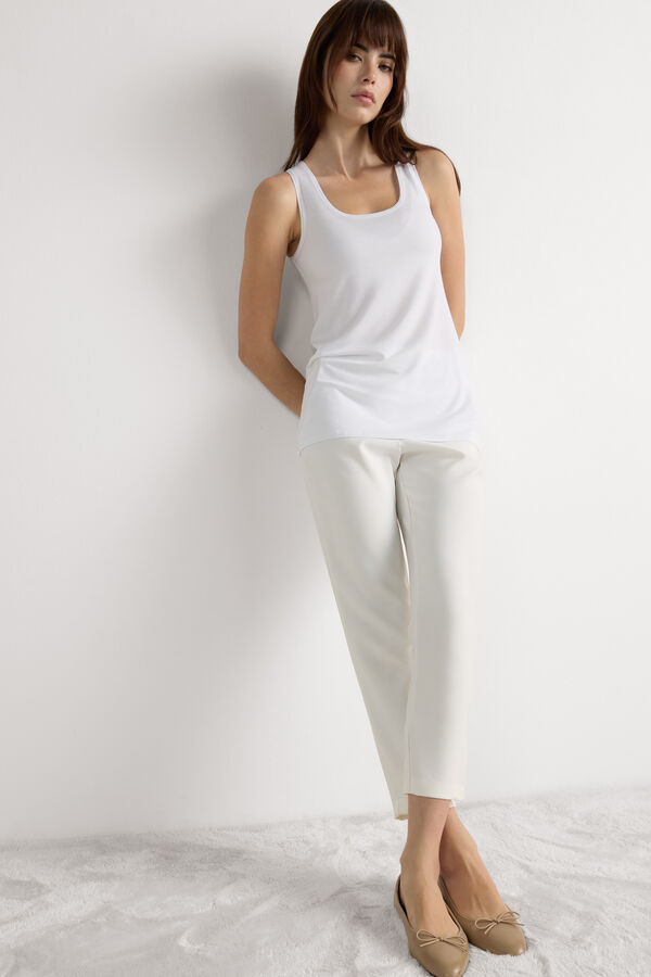 Long Micromodal Vest Top