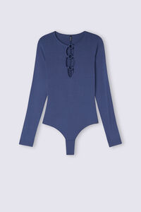 Crafted Elegance Long-Sleeved Bodysuit