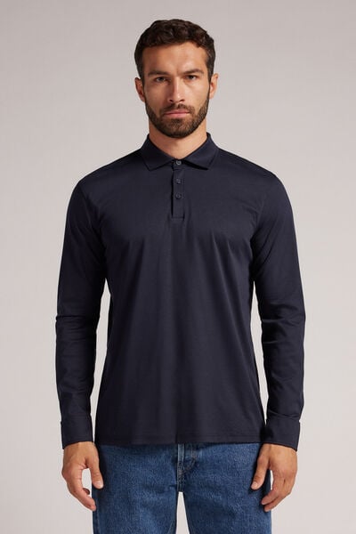 Mercerised Cotton Polo Shirt