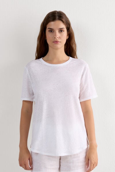 Maglia Manica Corta in Lino The Pure Linen