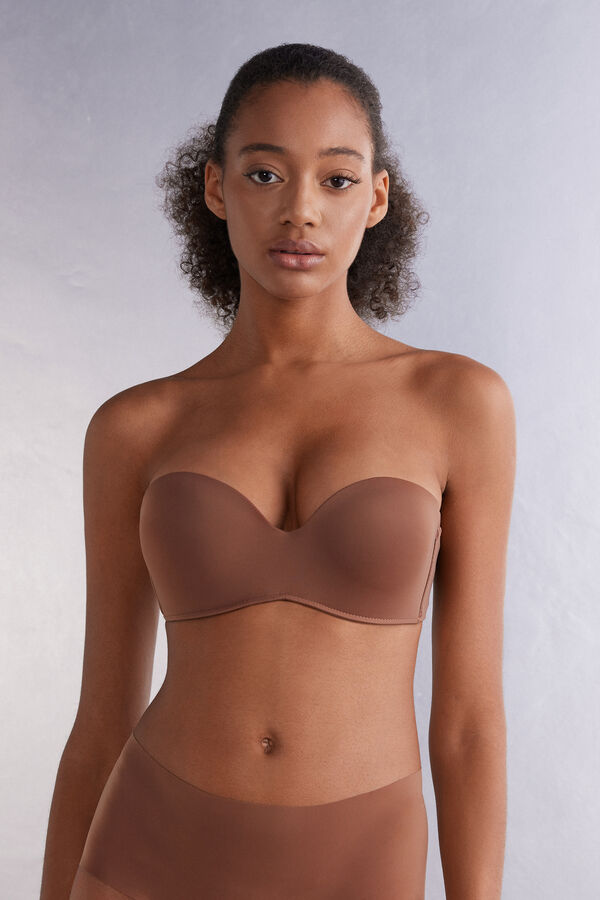 Soutien-gorge bandeau sans armatures en microfibre GIOIA