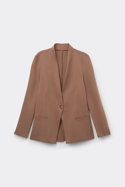 Veste en coton &eacute;pais avec bouton