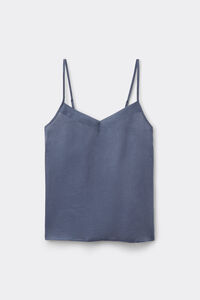 The Pure Linen Plain-Weave Linen Top