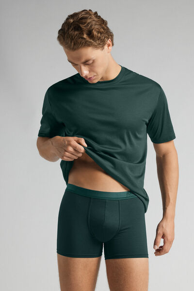 Logolu Premium Merserize Pamuklu Boxer
