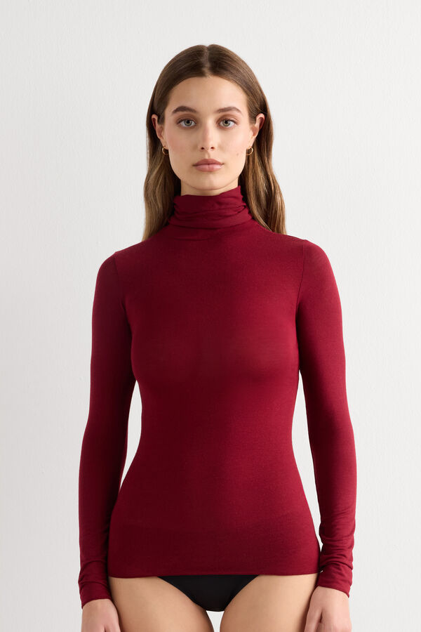 Modal Cashmere Ultralight High-Neck Top