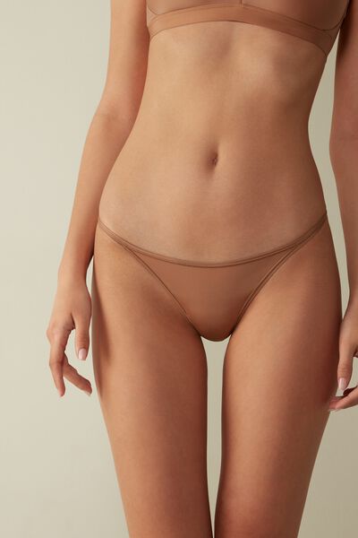 Ultralight Microfibre G-String with Side Straps