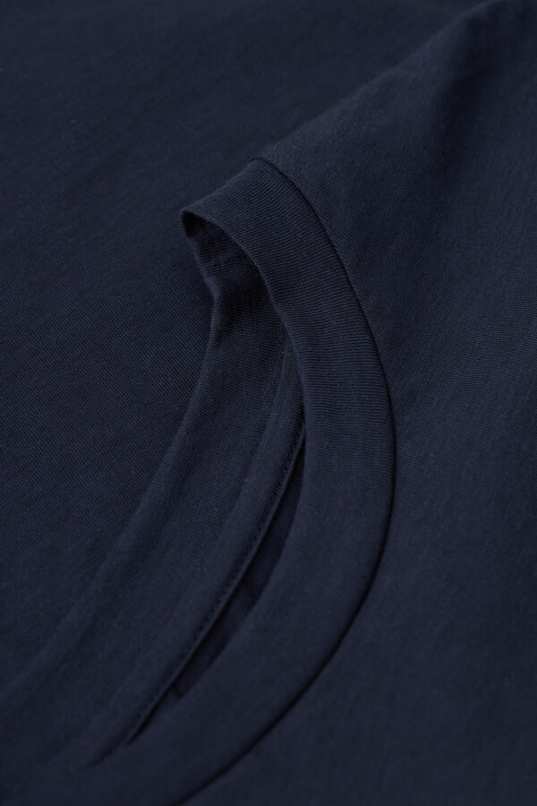 Топ с Короткими Рукавами с Отворотом из Хлопка Ultrafresh