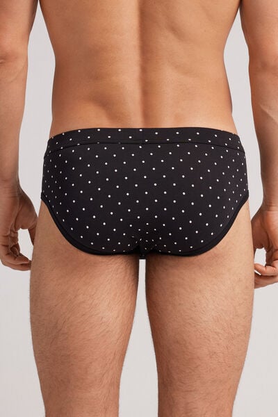Stretch Supima® Cotton Dotted Knickers