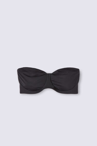 Reggiseno Balconcino a Fascia Diletta in Microfibra Ultralight