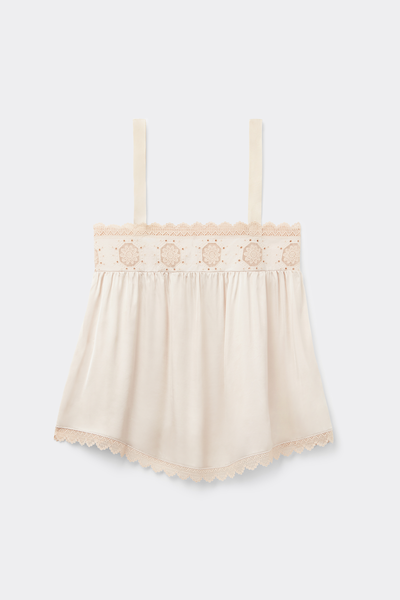 Midsummer Dream Viscose Satin Top