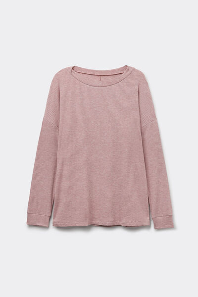 Tröja med lång ärm med båtringning i Modal Chic Comfort