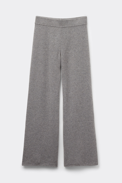 Pantaloni Lunghi a Palazzo 100% Cashmere