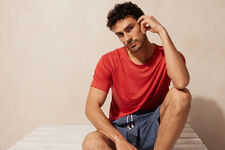Short-Sleeved Linen T-Shirt