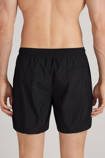 Badpak Zwemboxer met Effen Kleur