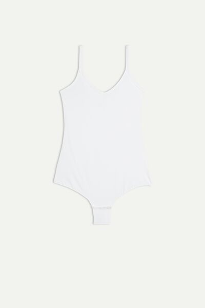 Tank Style Bodysuit in Supima® Ultralight Cotton