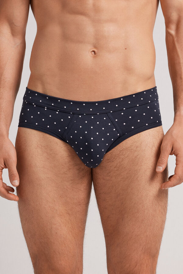 Stretch Supima® Cotton Dotted Knickers